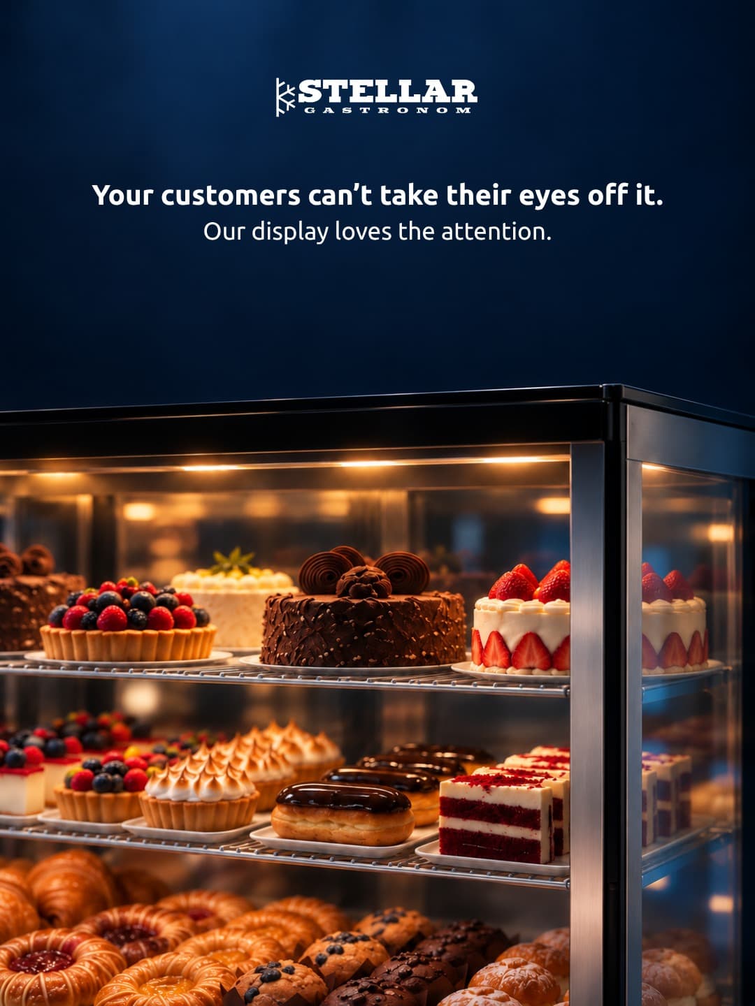 Stellar Gastronom pastry display case